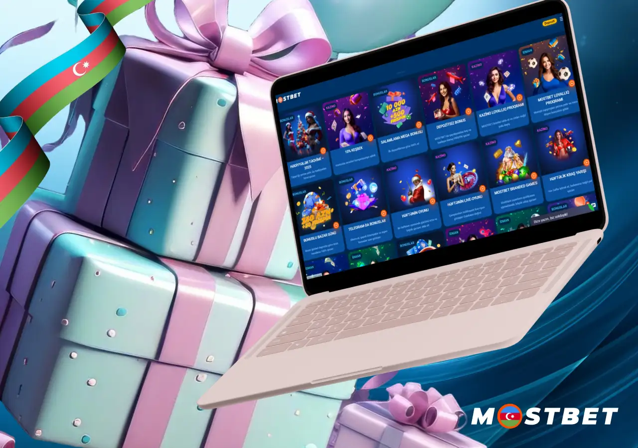 Azərbaycandan olan oyunçular üçün Mostbet bukmeyker bonus proqramı