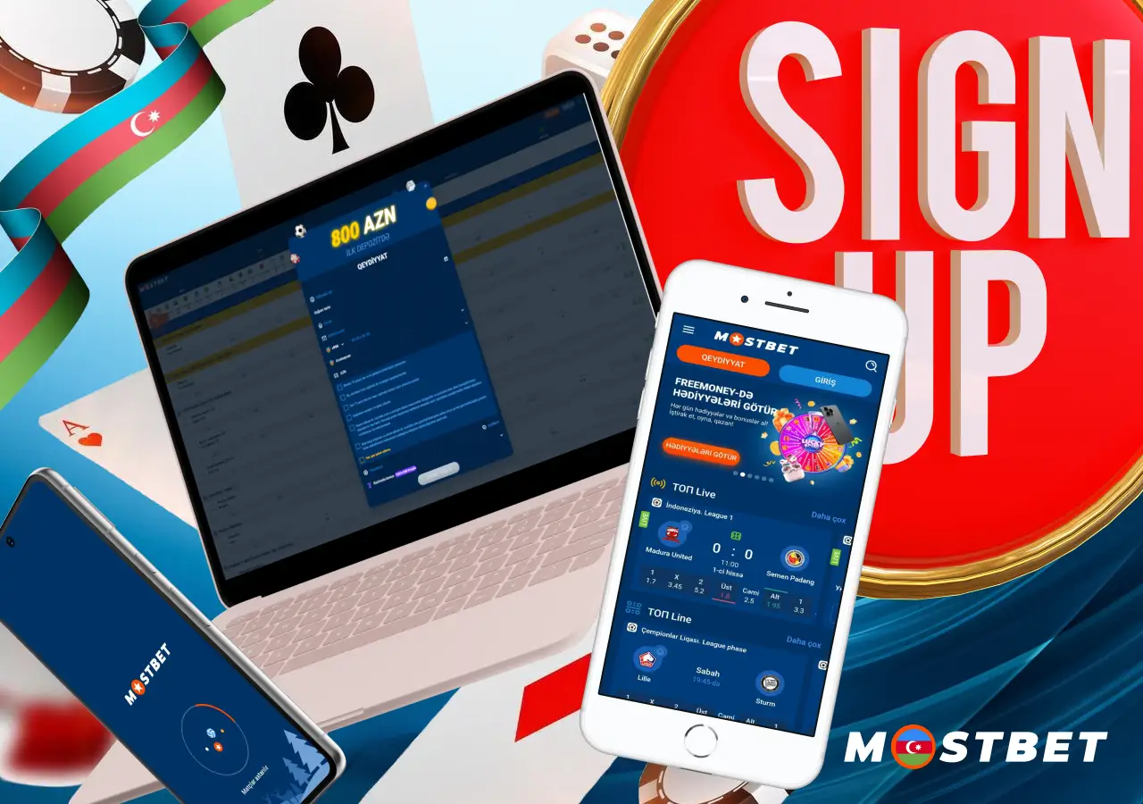 Mostbet Azərbaycan bukmeker saytında qeydiyyat