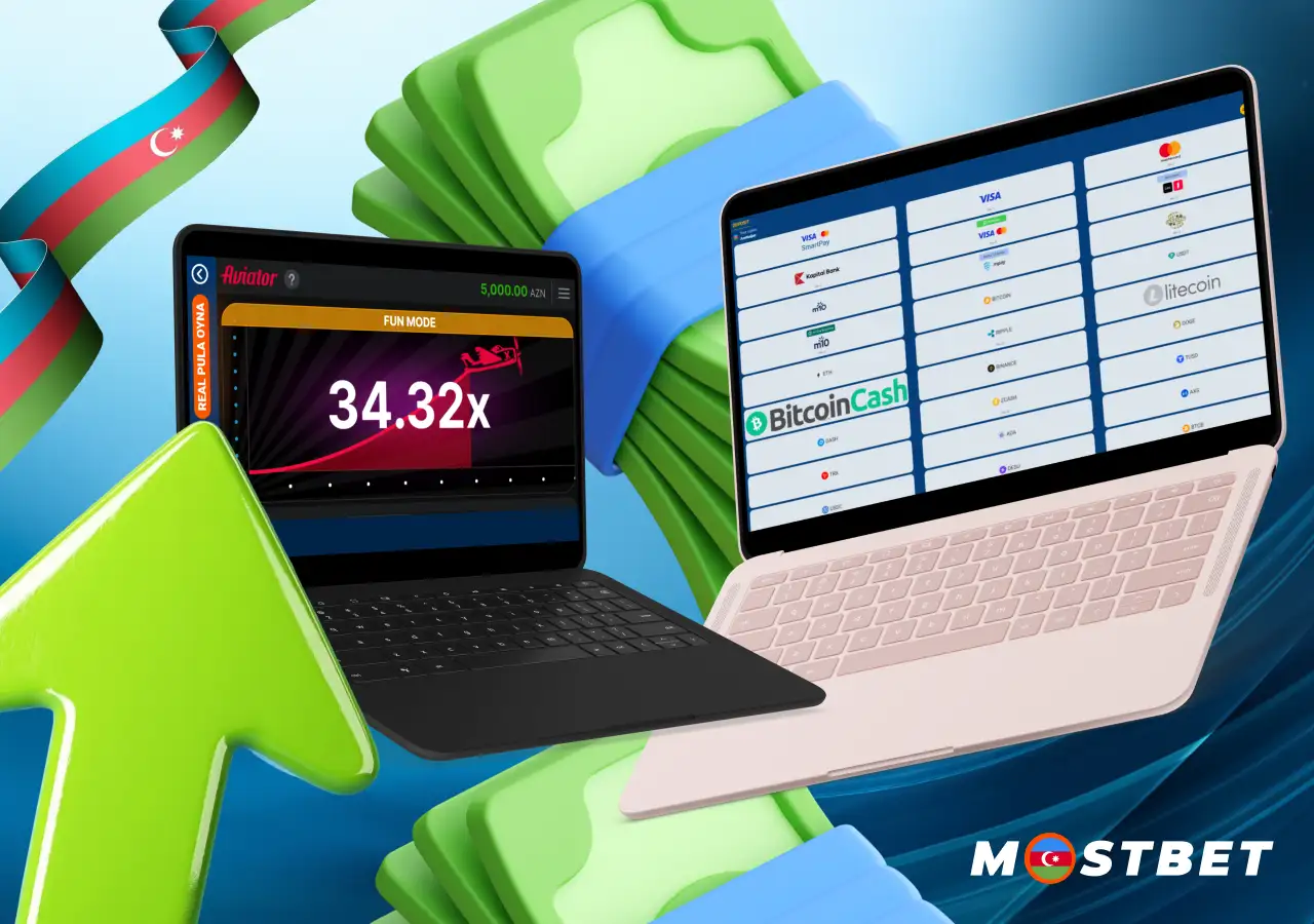 Aviator slotunu oynamaq üçün müxtəlif ödəniş üsulları