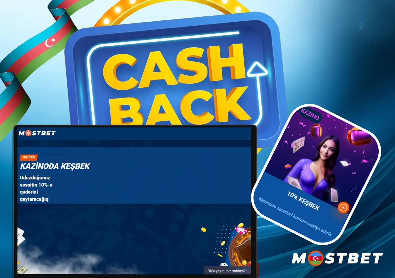 Oyunçular üçün 10% casino cashback bonusunun nəzərdən keçirilməsi
