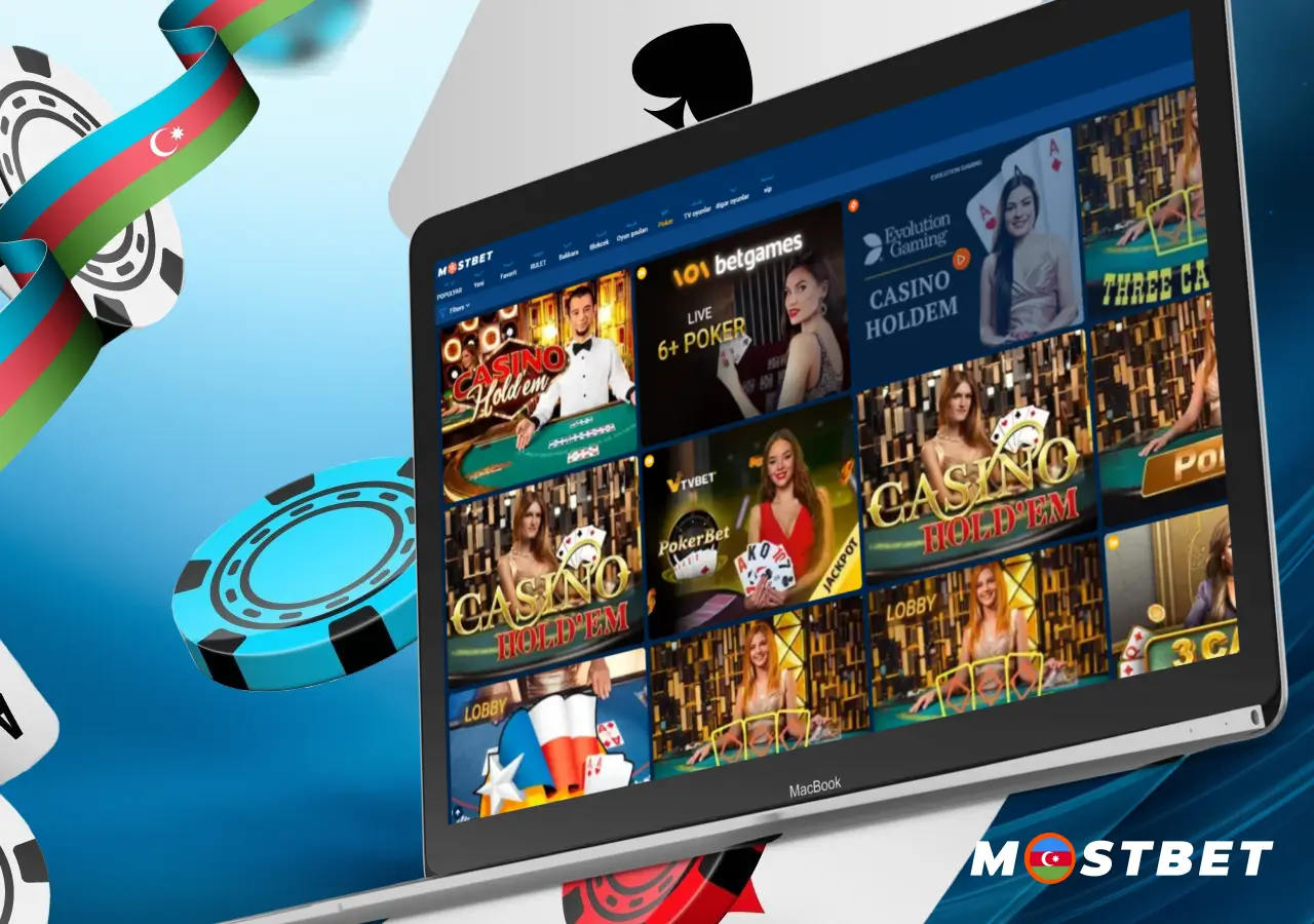 Azərbaycanda canlı oyun həvəskarları üçün canlı poker