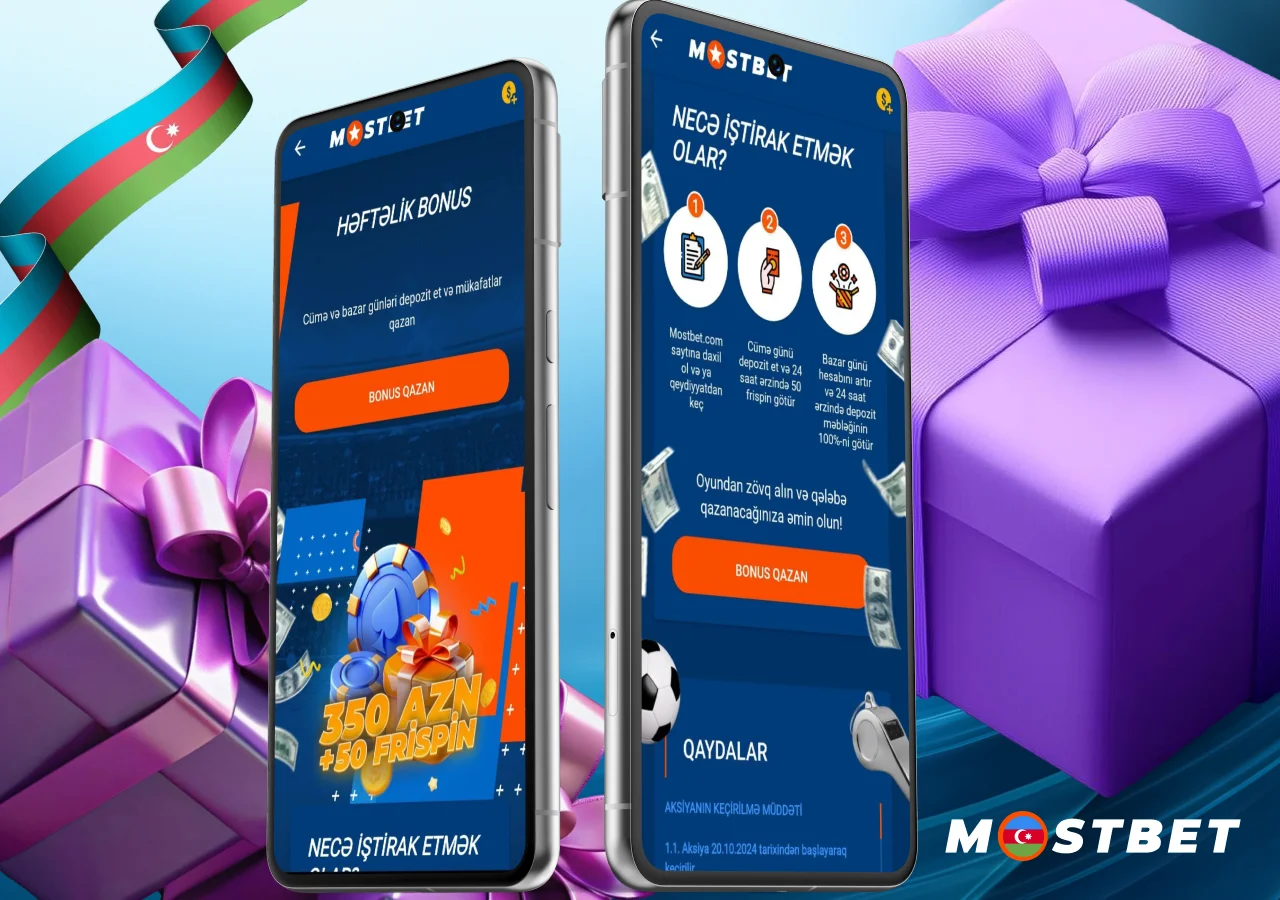 Bonus icmalı Bonus Bazar + Cümə bonusu Azərbaycandan olan oyunçular üçün