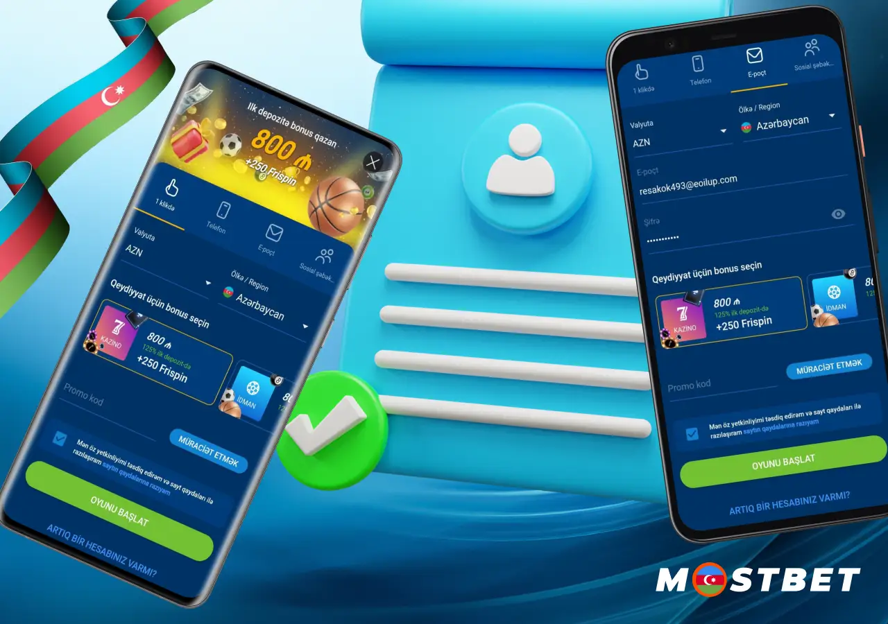 Tətbiqdə qeydiyyatdan keçmək üçün oyunçular üçün təlimatlar