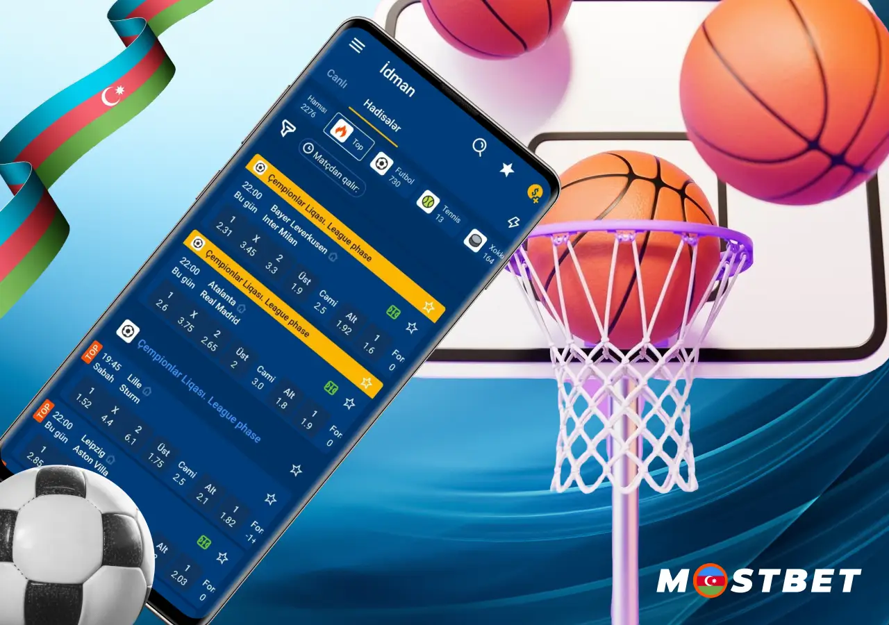Mostbet-də mövcud idman mərclərinin nəzərdən keçirilməsi
