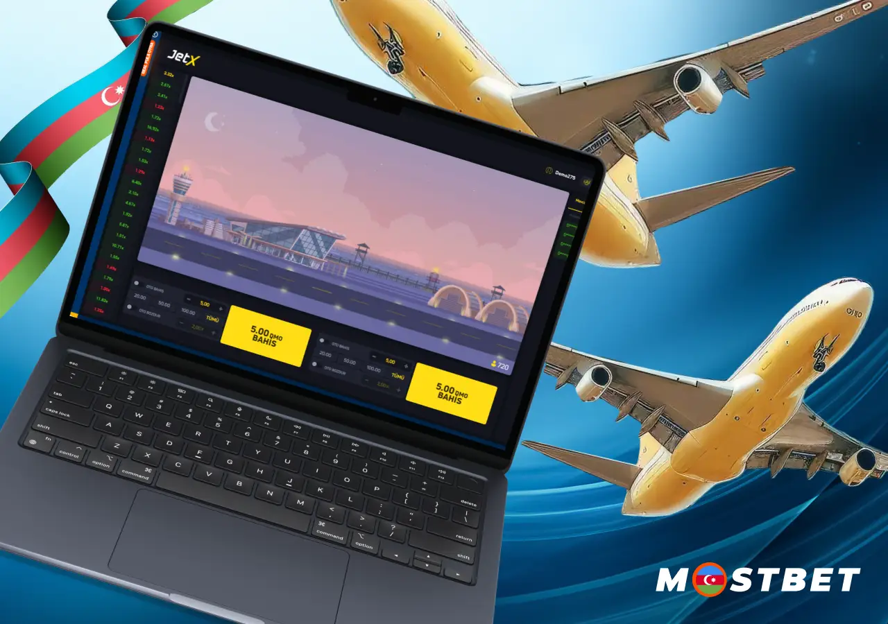 Azərbaycanda qumar həvəskarları üçün Jetx oyununun təsviri