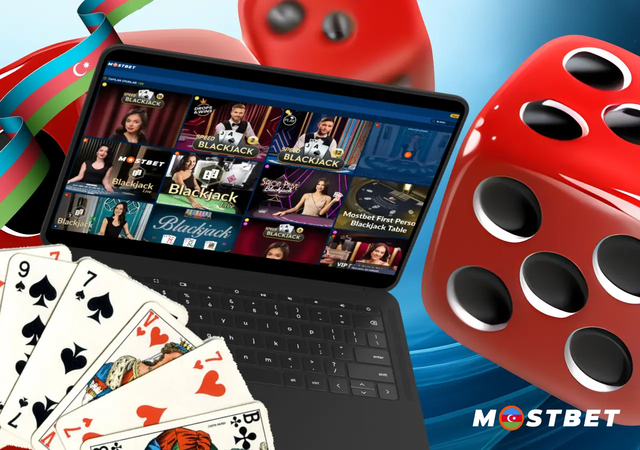 Kazinolarda Blackjack oyunları bölməsi