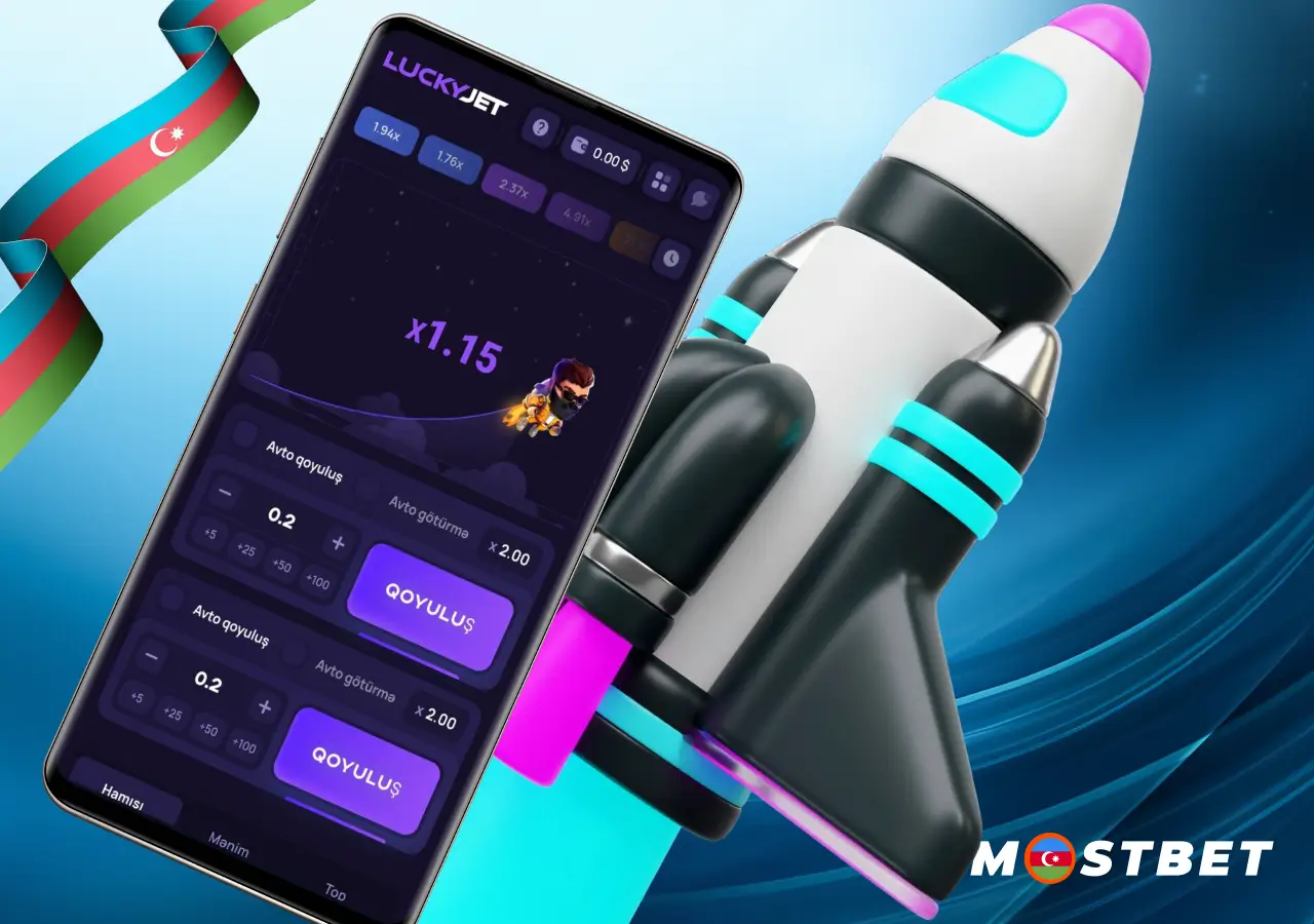 Bukmeker proqramında Lucky Jet oyunu